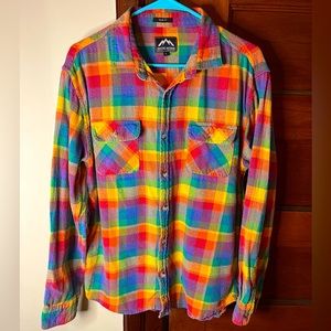 Rainbow Men’s Flannel